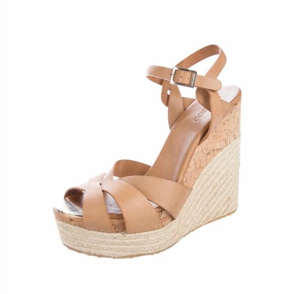 Jimmy Choo Pallet Espadrille Wedges Size 39.5 | 9.5 - Picture 1 of 9